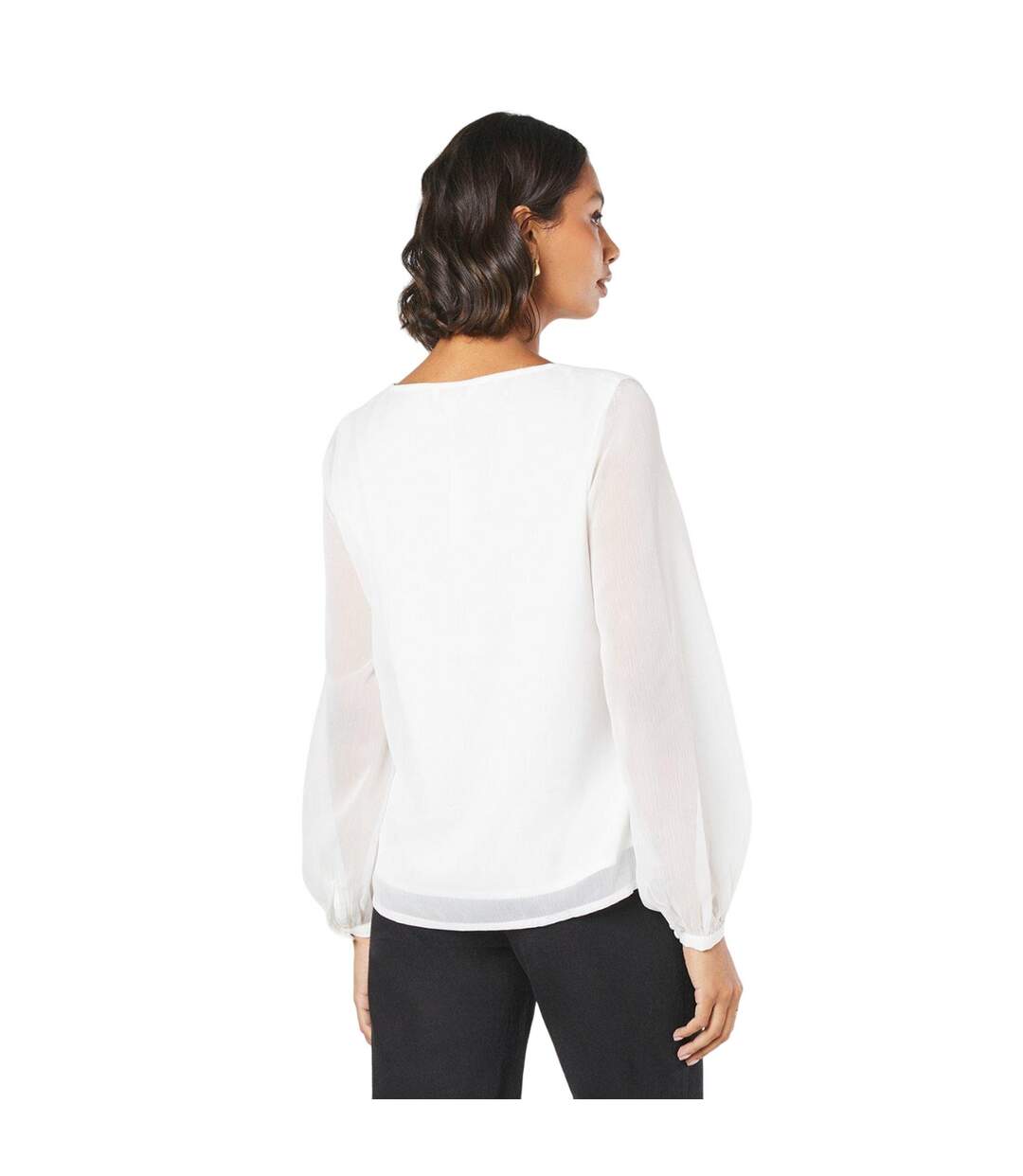 Blouse femme blanc cassé Dorothy Perkins-2