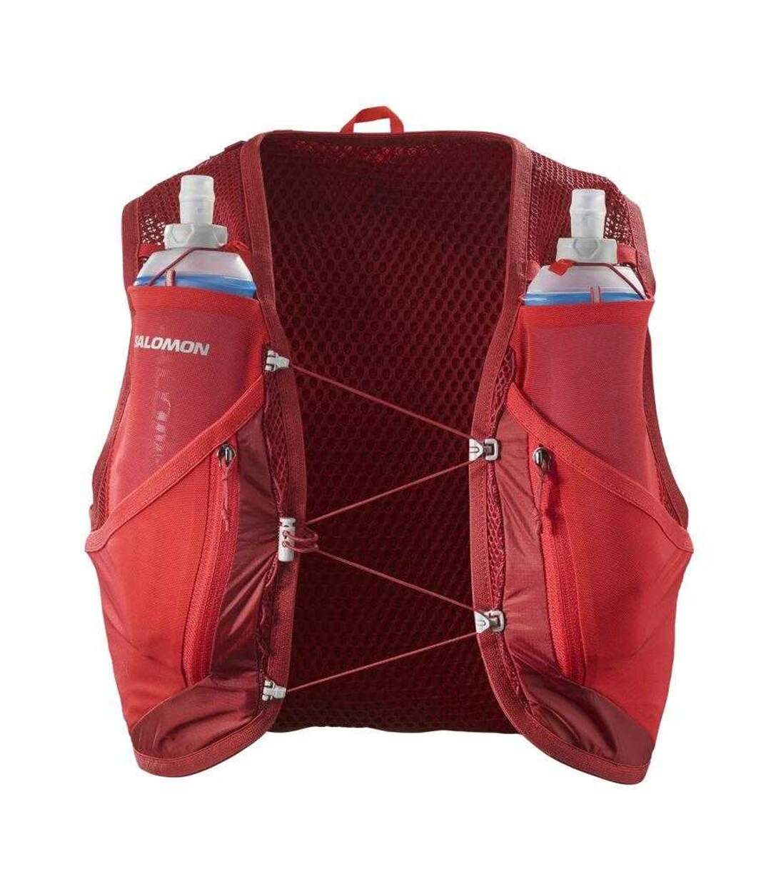 Lot De 2  Ensemble Gilet D´hydratation Course À Pied Active Skin M Rouge Salomon-2