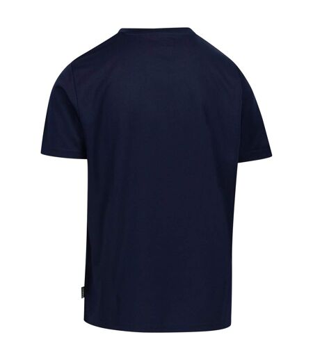 Haut De Sport Uni Manches Courtes Landford Homme Bleu Marine Trespass