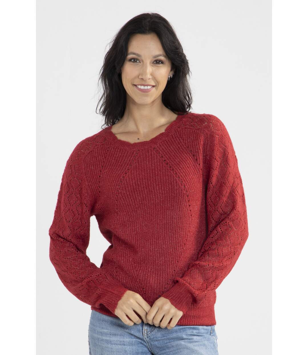 Pull Caligo Bordeaux-1