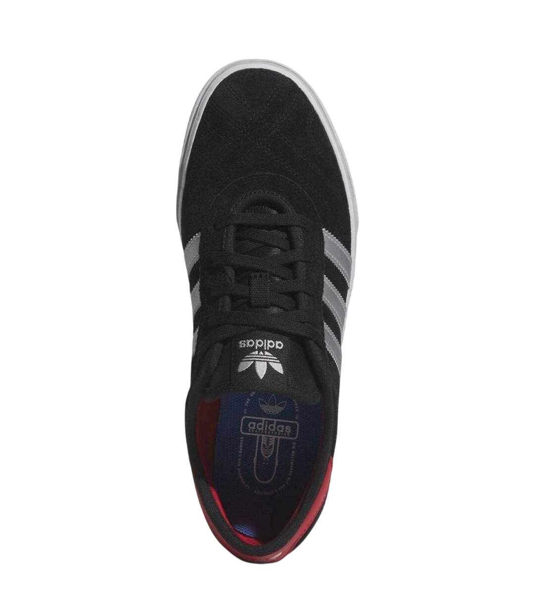 Mens Adiease Leather Trainers Black Adidas-3