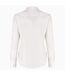 Kustom Kit Womens/Ladies Oxford Stretch Tailored Long-Sleeved Shirt (White) - UTBC5431