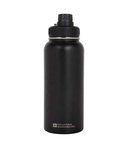 1l Water Bottle One Size Black Mountain Warehouse