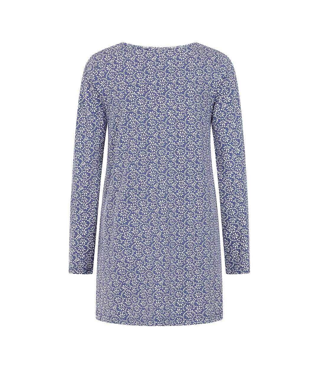 Tunique Motif/style Bleu / Blanc Femme Lilas Foncé Lazy Jacks-4