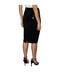 Jupe mi-longue femme noir Principles-2