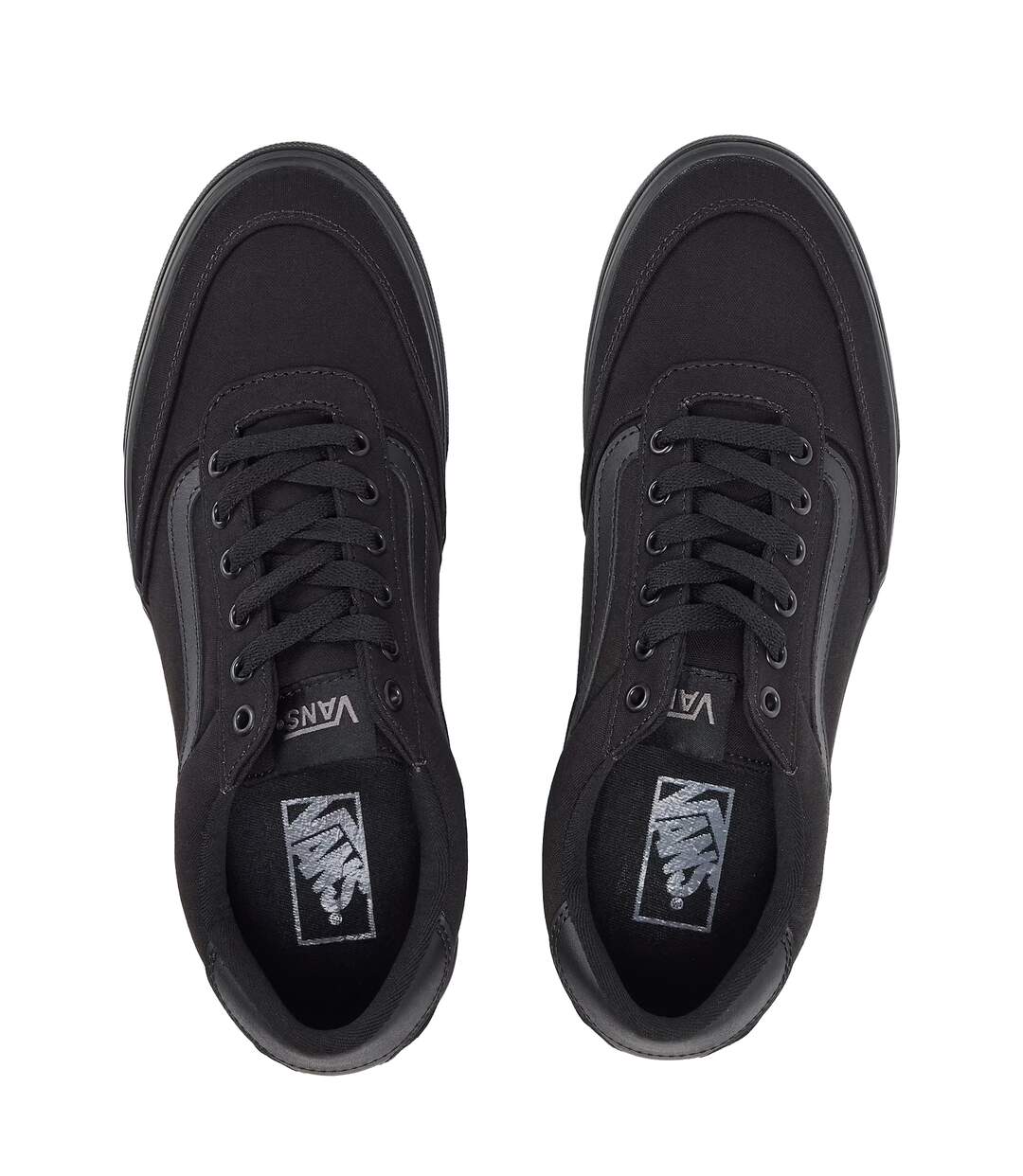 Mens Brooklyn Canvas Trainers Black Vans-3