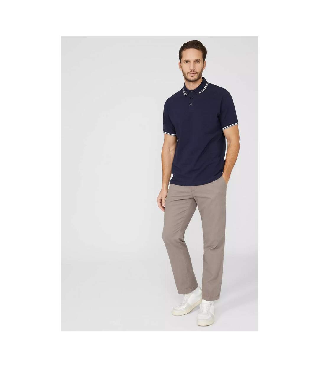 Polo Homme Bleu Marine Maine-1