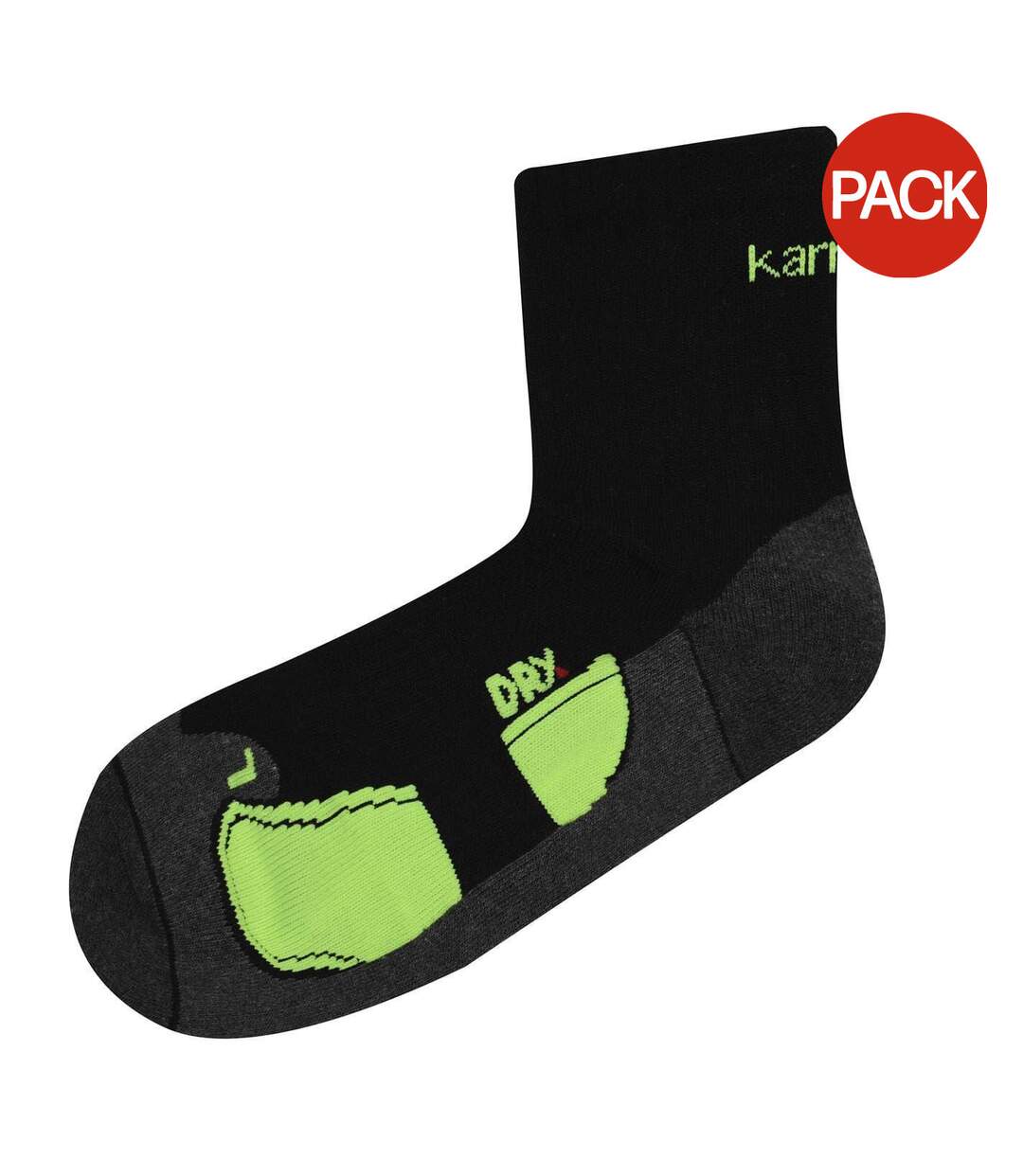 Lot De 2  Chaussettes Course À Pied Dri Skin Homme Bleu Karrimor-1