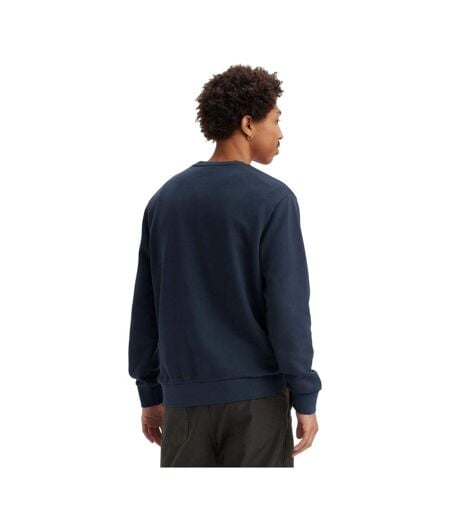 Sweat Manches Longues Style Facteur Homme Bleu Marine Levis