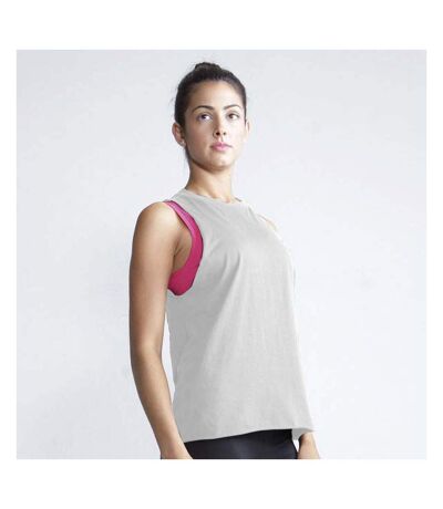SF Womens/Ladies High Neck Sleeveless Vest / Top (White) - UTRW2840