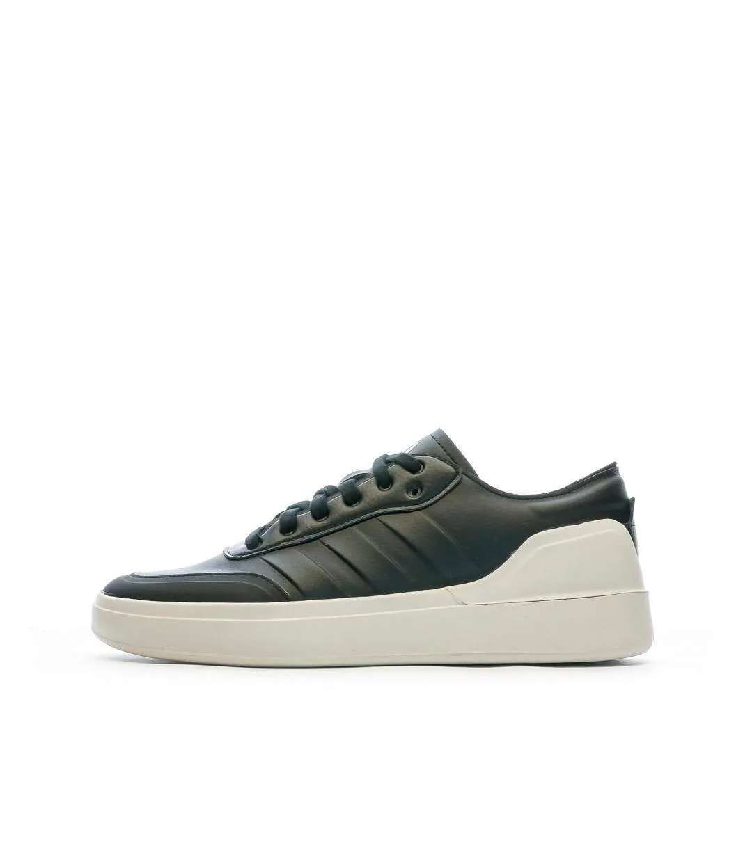 Baskets noir/blanc homme adidas court revival-1