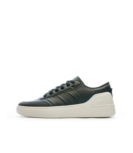 Baskets noir/blanc homme adidas court revival