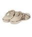 Womens/ladies Leopard Print Sandals Beige Black Hot Tuna-2