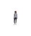 Haut Manches Longues Course À Pied Motif/style Swoosh Femme Gris Nike-1