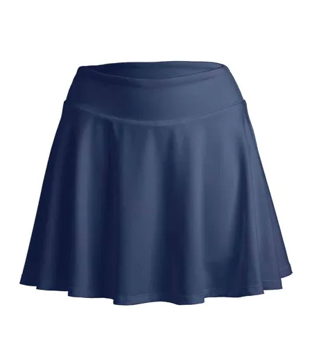 Jupe-short De Fitness Femme Bleu Marine Result Genuine Recycled