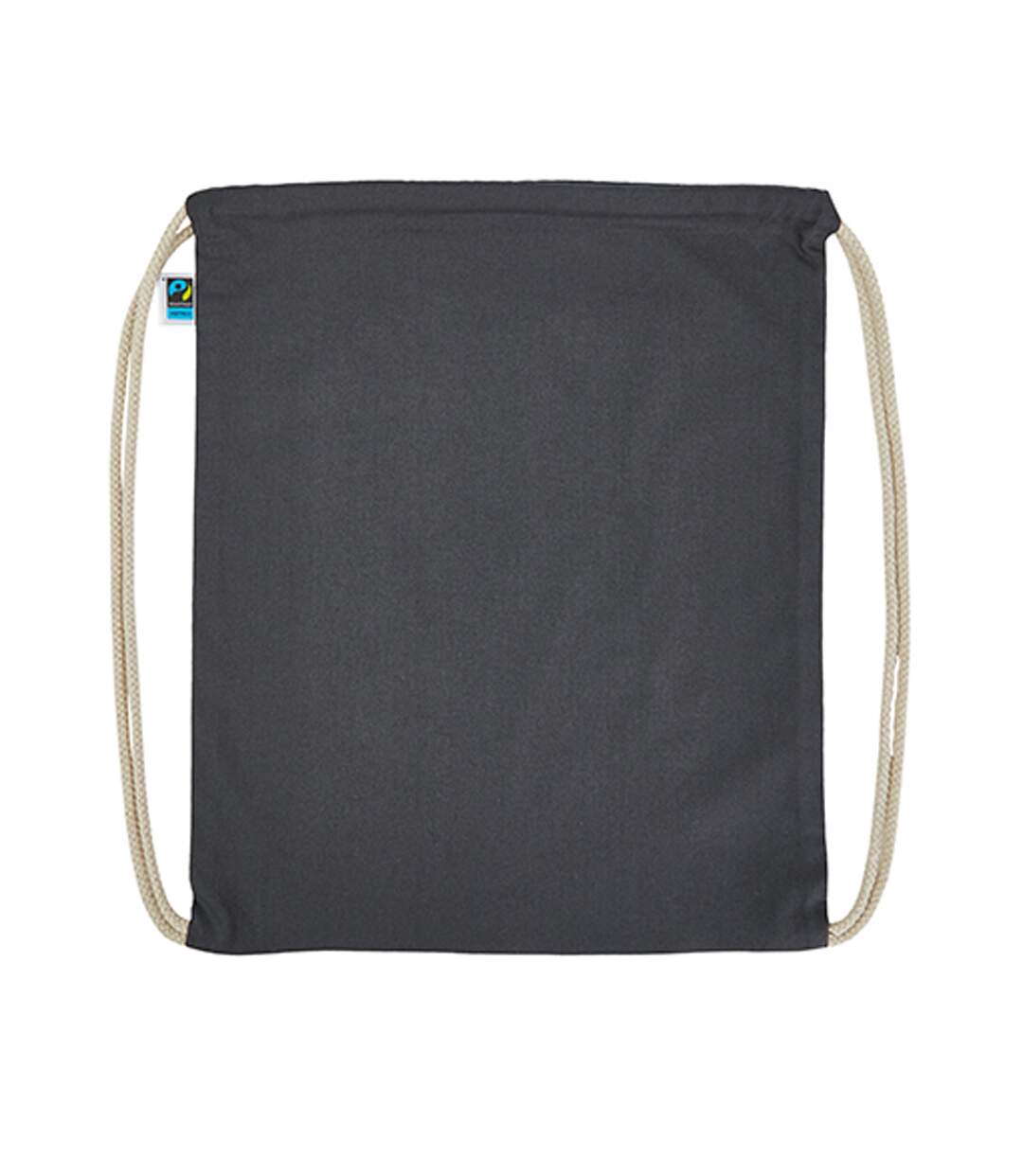 Sac À Cordon 36 Cm X 38 Cm Gris Foncé Printwear-2
