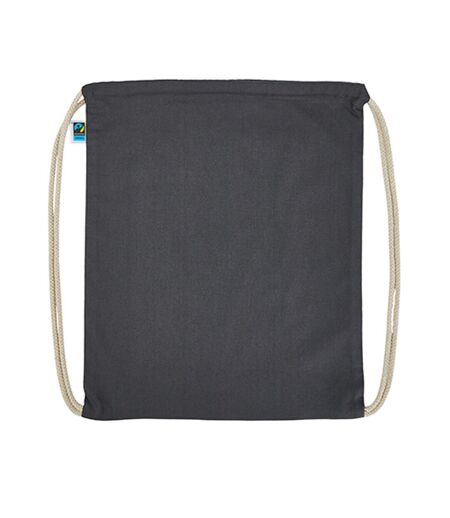 Sac À Cordon 36 Cm X 38 Cm Gris Foncé Printwear