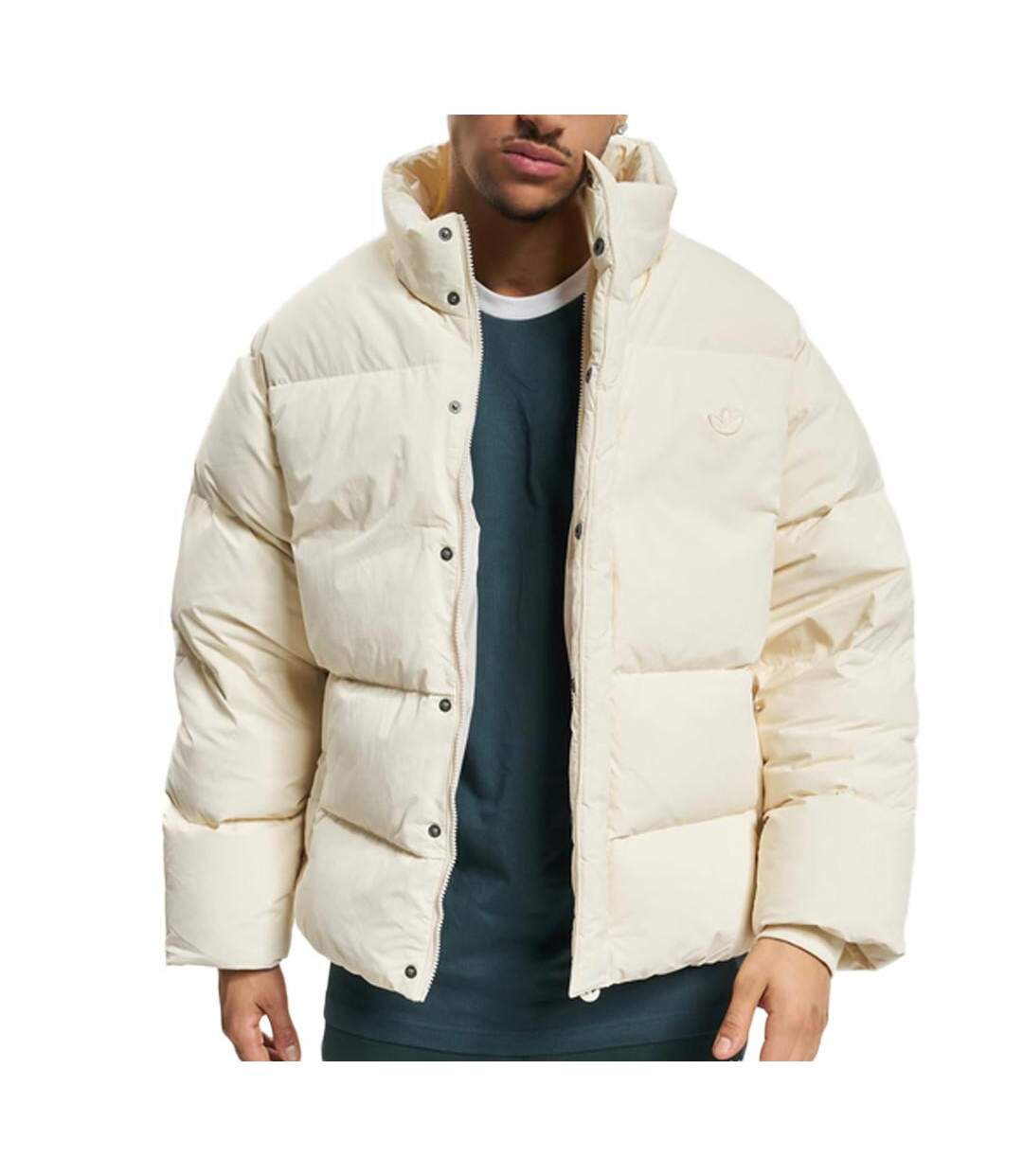 Doudoune Blanche Homme Adidas Puffer - M-1