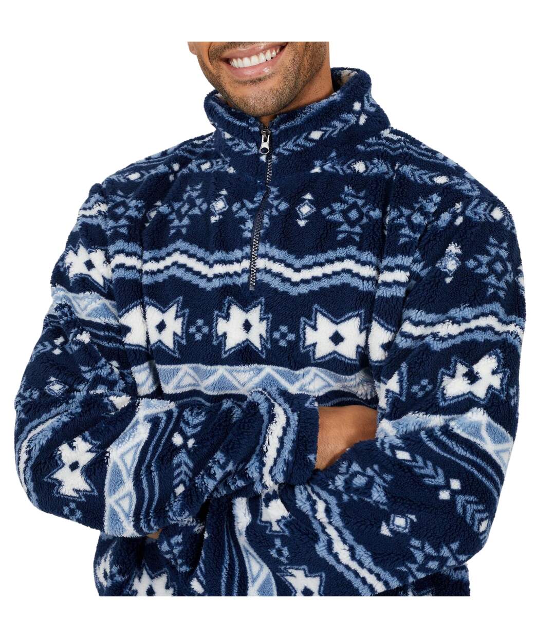 Mens Regular Sweatshirt Navy Multicoloured Brave Soul-4