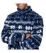 Mens Regular Sweatshirt Navy Multicoloured Brave Soul-4