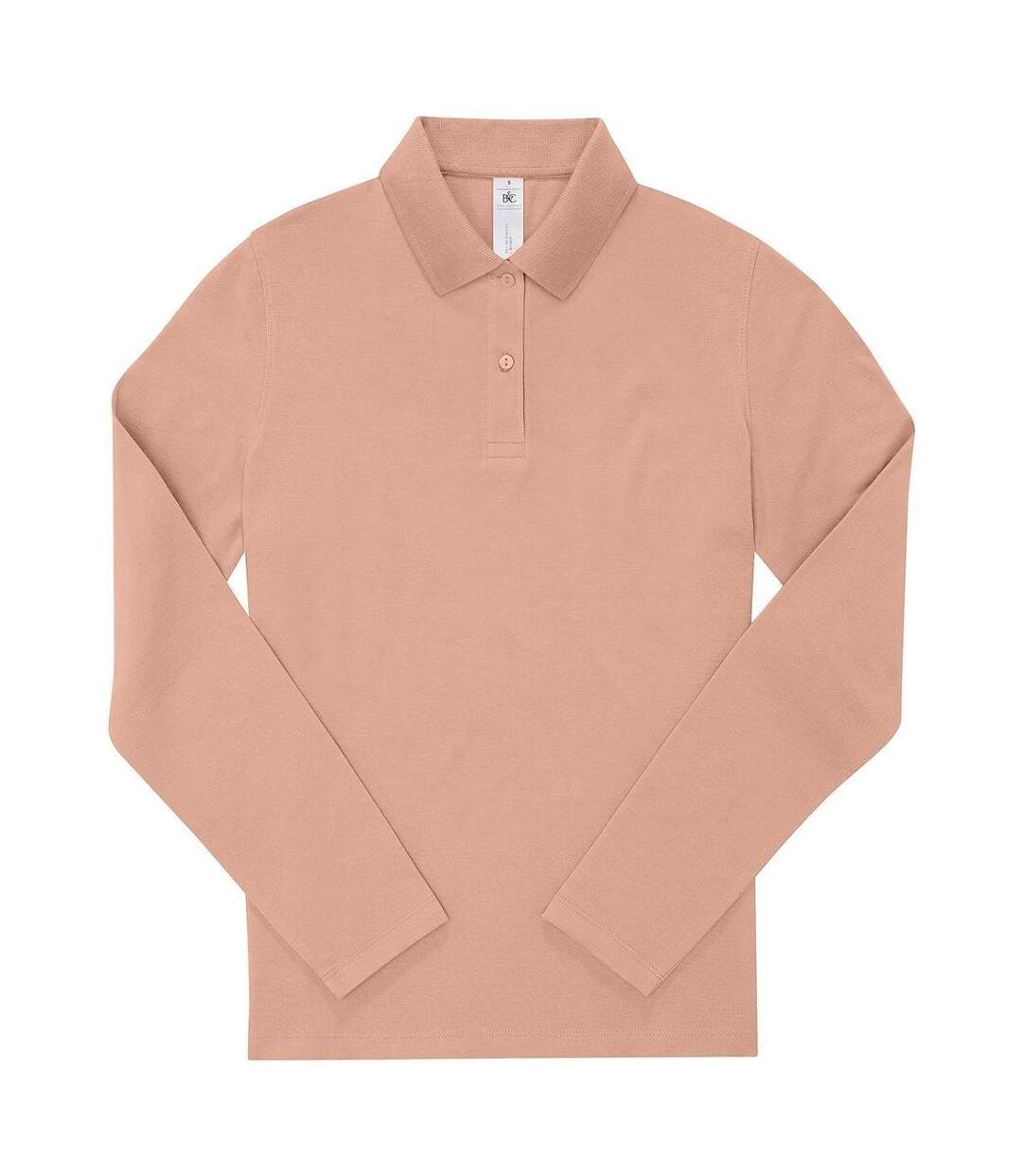 Polo manches longues- Femme - PW464 - rose