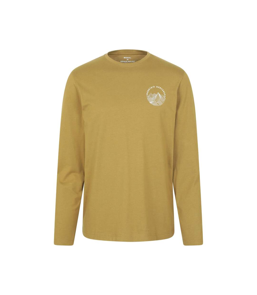 T-shirt Homme Imprimé Graphique Upf 50+ Manches Longues Coupe Regular Vert Mountain Warehouse-1