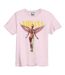Amplified Womens/Ladies In Utero Nirvana T-Shirt (Pink)