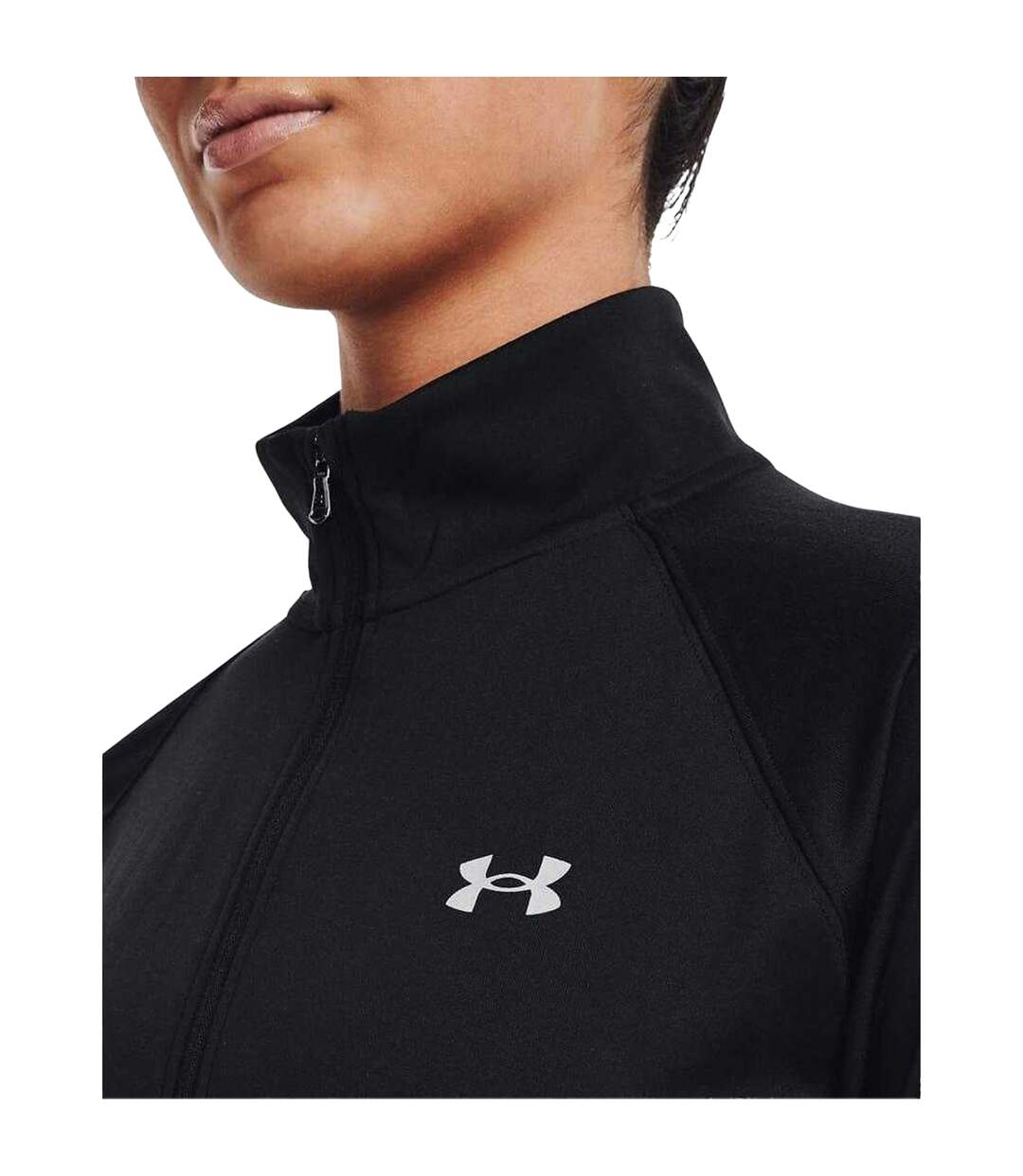 Haut Style Réfléchissant Tech Femme Noir Under Armour-4