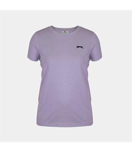 T-shirt Motif/style Uni Femme Lilas Slazenger
