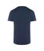 Mens London Aldis Tonal Logo T-shirt Navy Blue Aquascutum-2