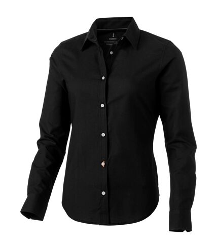 Elevate Vaillant Long Sleeve Ladies Shirt (Solid Black)
