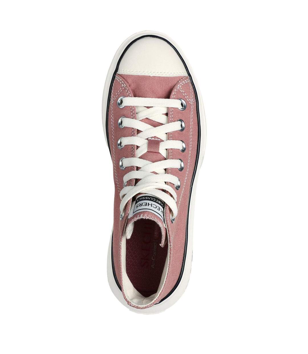 Baskets Femme Rose Clair Skechers-3