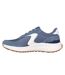 Womens/ladies Blvd Retro Suede Trainers Navy Skechers-2