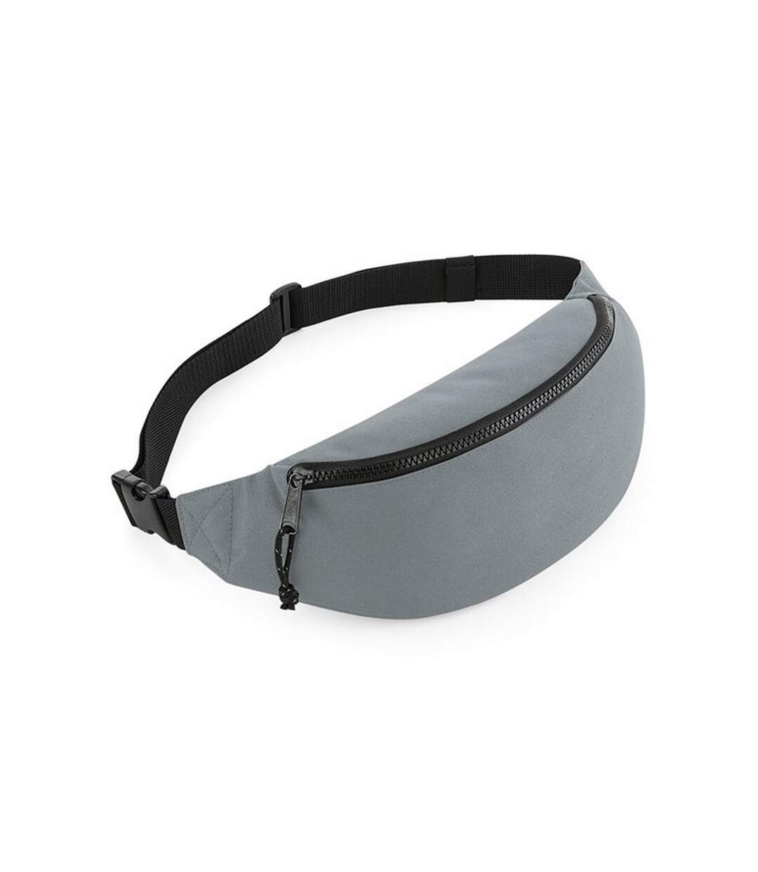 Recycled waist bag one size grey Bagbase