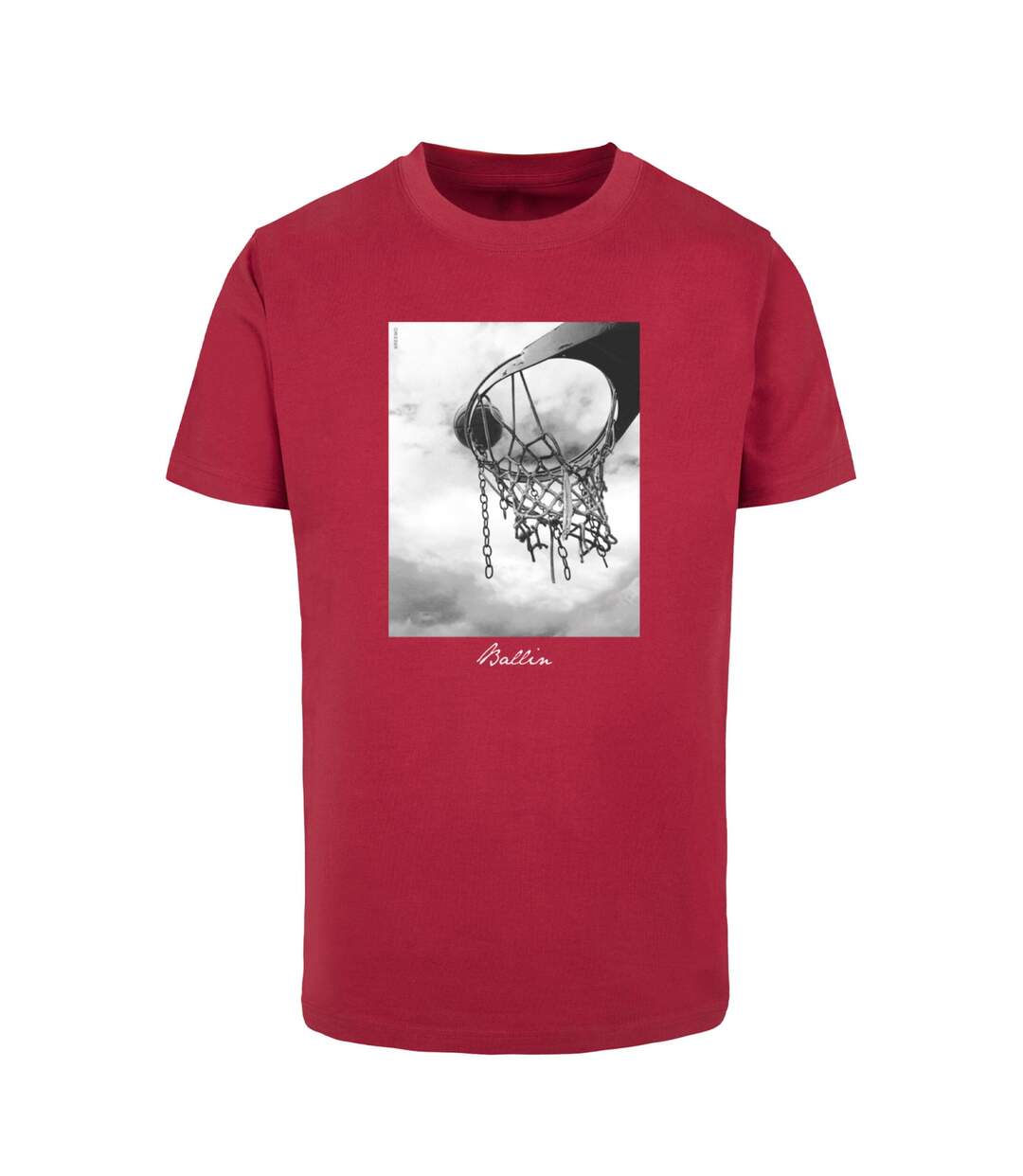 T-shirt Ballin 2.0 Homme Bordeaux Mister Tee-1