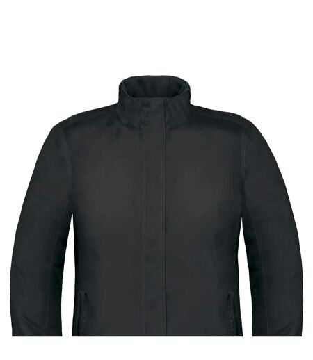 B&C Womens/Ladies Premium Real+ Windproof Waterproof Thermo-Isolated Jacket (Black) - UTBC2003