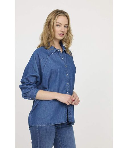 Chemise manches longues coton loose DULIA