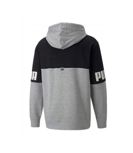 Veste À Capuche Power Homme Noir Gris Puma