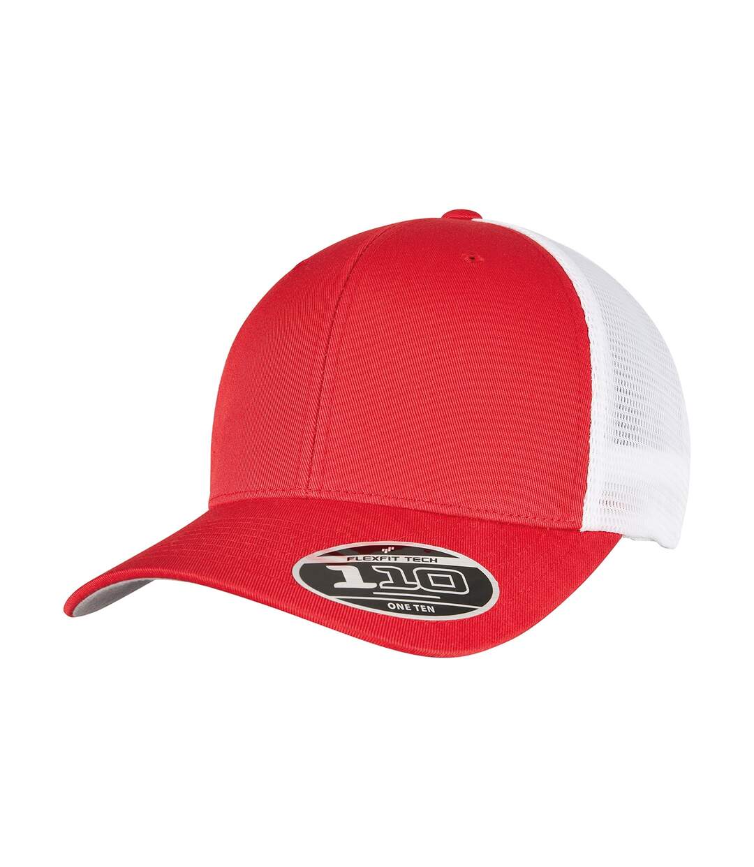 Casquette adulte rouge / blanc Flexfit-1