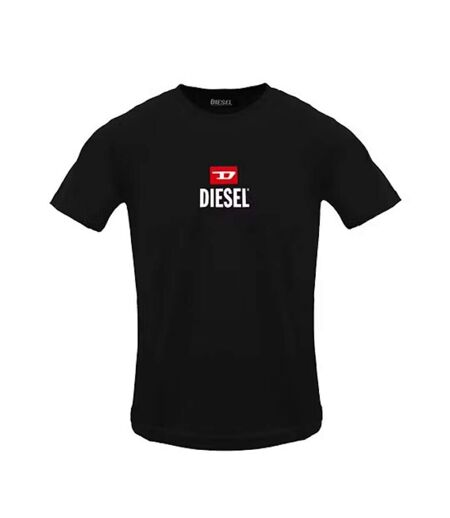 T-shirt Motif/style Logo Homme Noir Diesel
