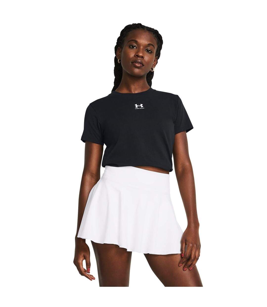 Womens/ladies Off Campus T-shirt White Under Armour-3