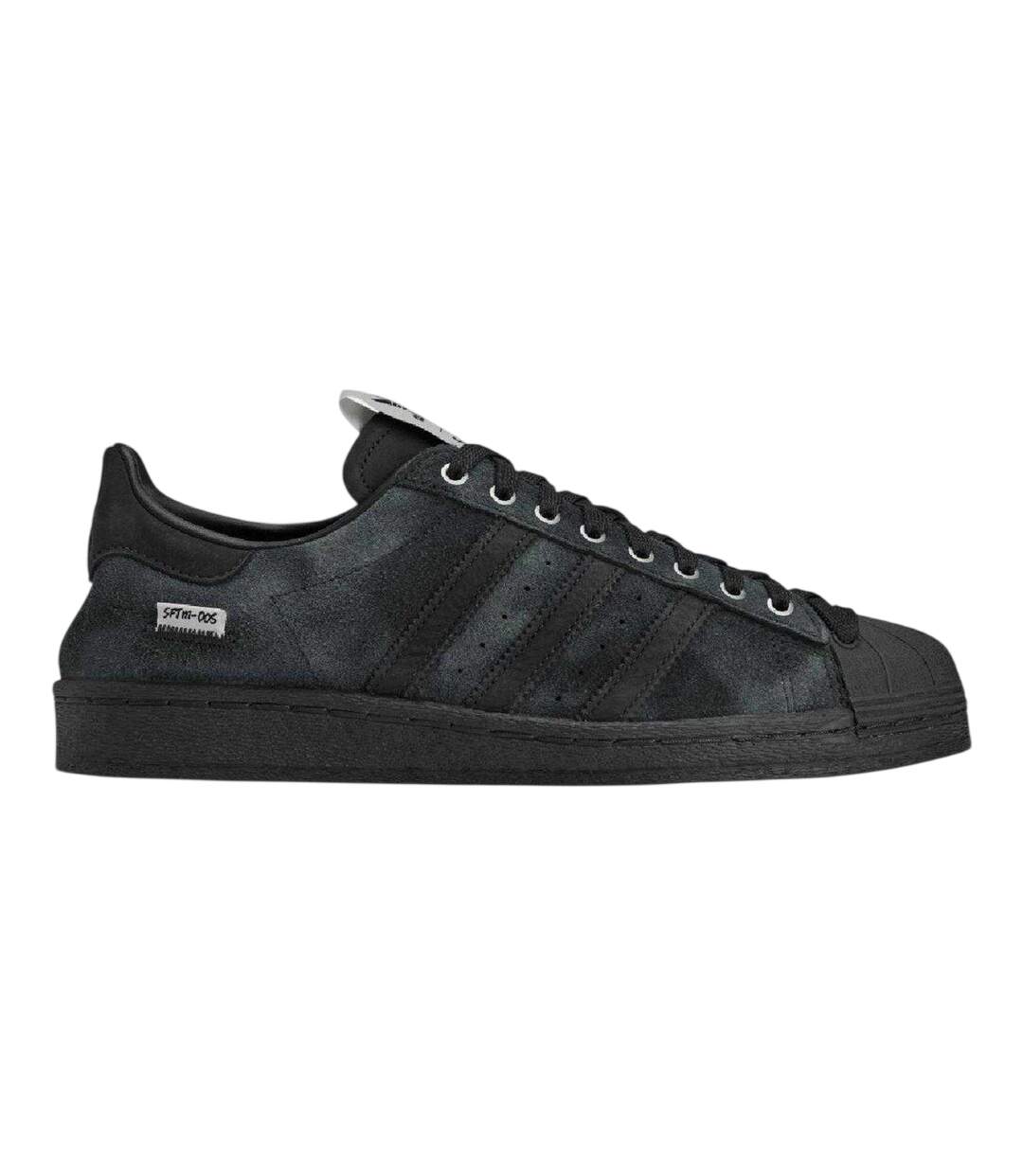 Mens Originals Superstar 82 Leather Trainers Core Black Cream Adidas-1