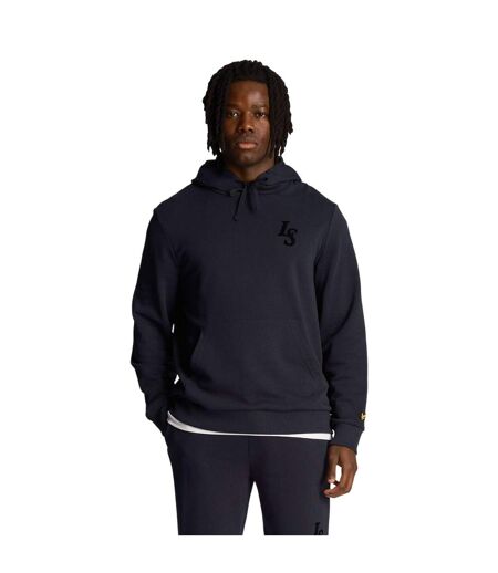 Mens Club Emblem Hoodie Navy Lyle & Scott
