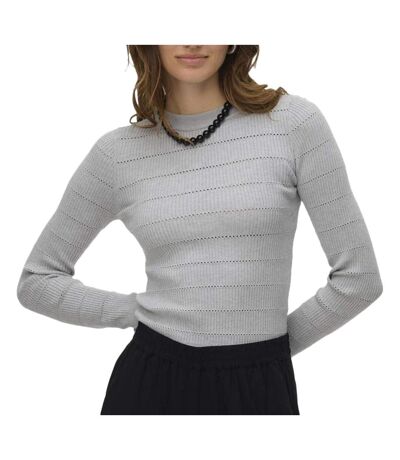 Pull gris femme vero moda paula - l