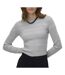 Pull gris femme vero moda paula - l-1