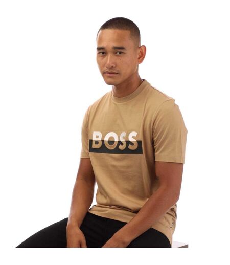 T-shirt Tiburt 42 Pour Homme Beige Boss