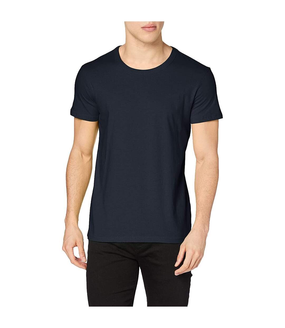 T-shirt col rond stars ben homme bleu marine Stedman