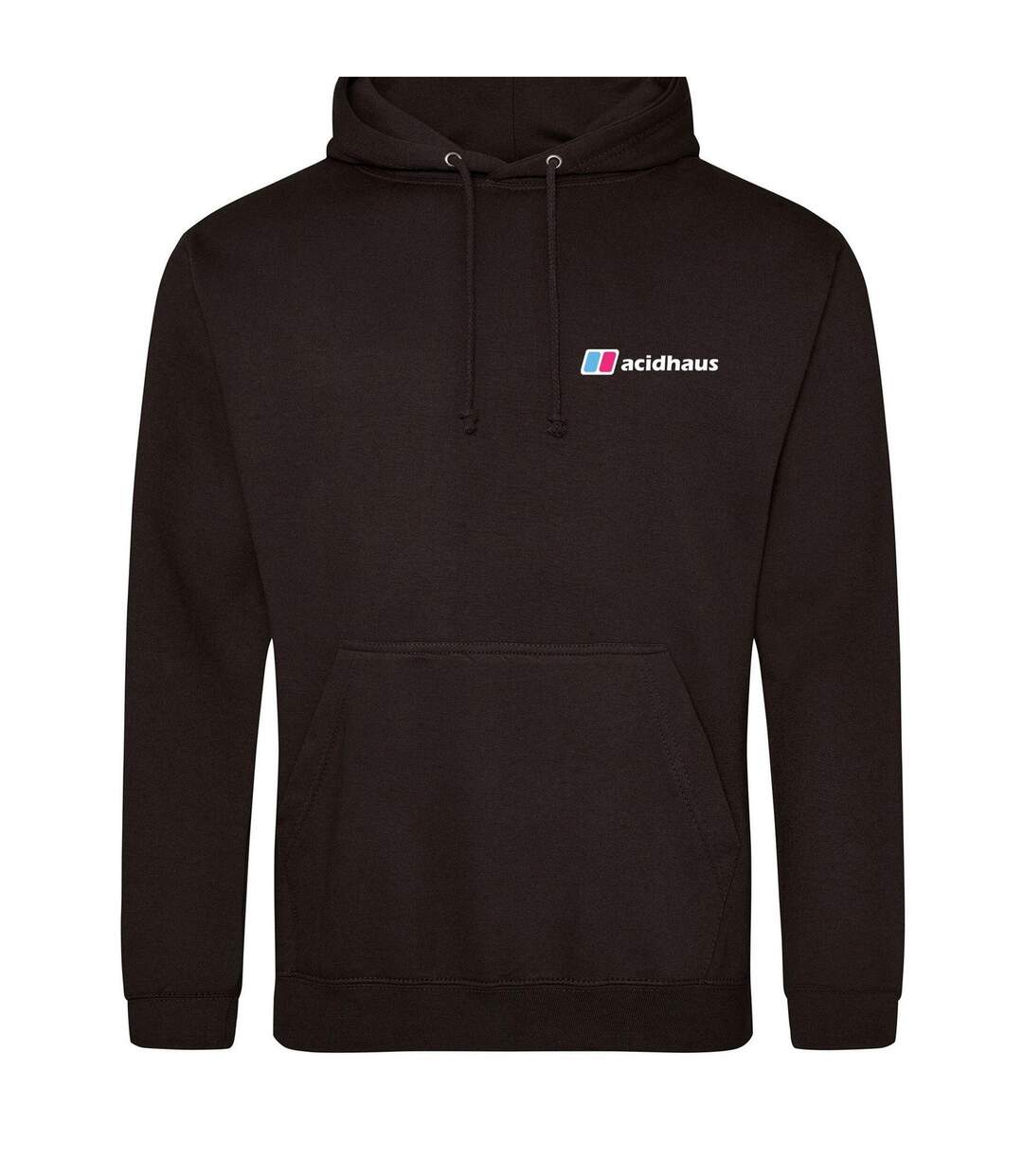 Mens Acidhaus Hoodie Black AWD-1