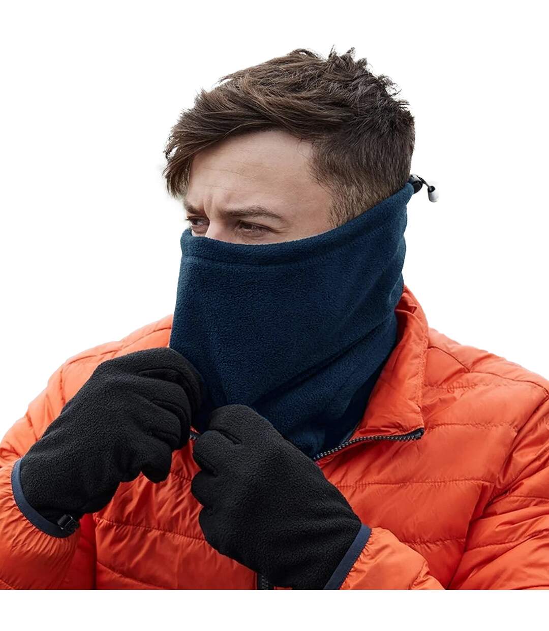 Snood bleu marine Beechfield-2