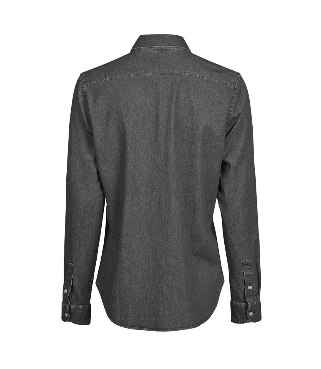 Chemisier Femme Denim Noir Tee Jays-2